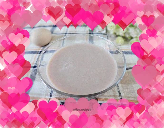 Milky yam concoction