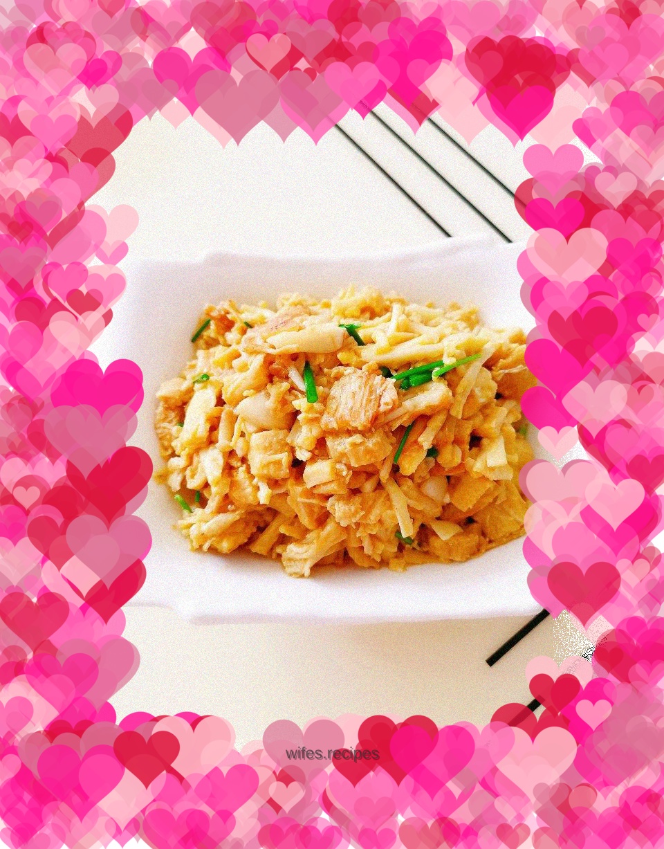 Egg Shaved Enoki Mushrooms