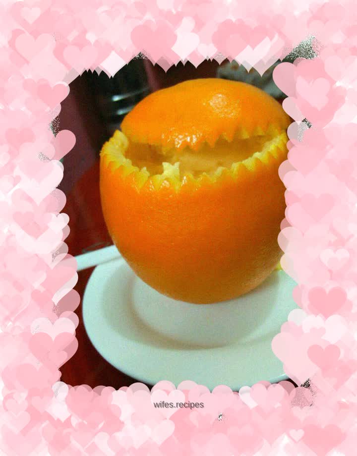 Orange Steamed Egg