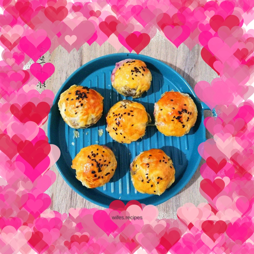 Purple Sweet Potato Cheese Balls