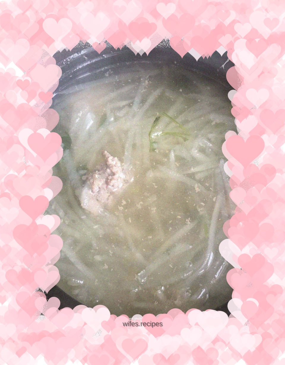 Carrot meatball soup