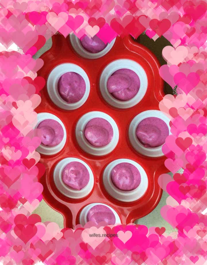 Dragon fruit cream sorbet