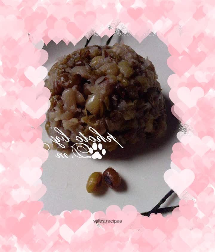 【The beans are blooming】Mung bean puree