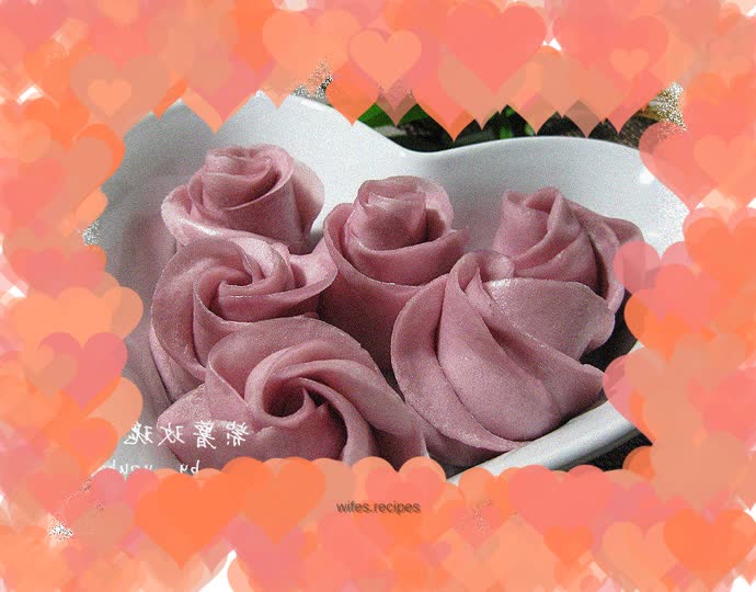 Purple Sweet Potato Rose