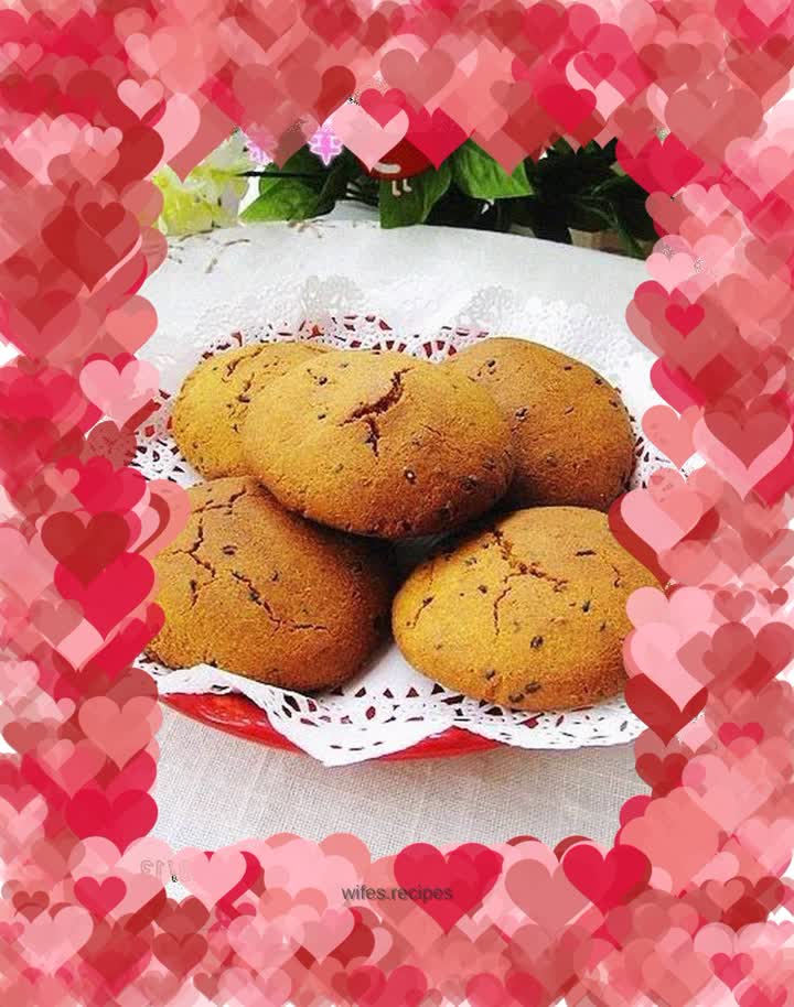 Corn Flour Sesame Cookies