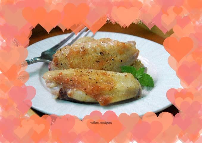 Black pepper fried chicken wings