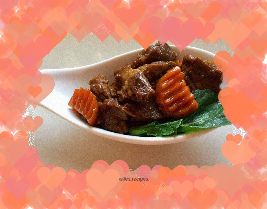 Braised beef with soy sauce