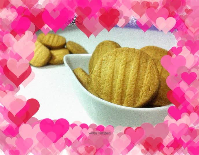 Fragrant peanut cookies