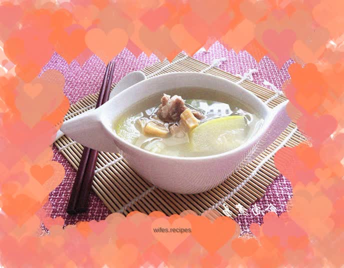 Yao Zhu Pork Ribs and Melon Soup