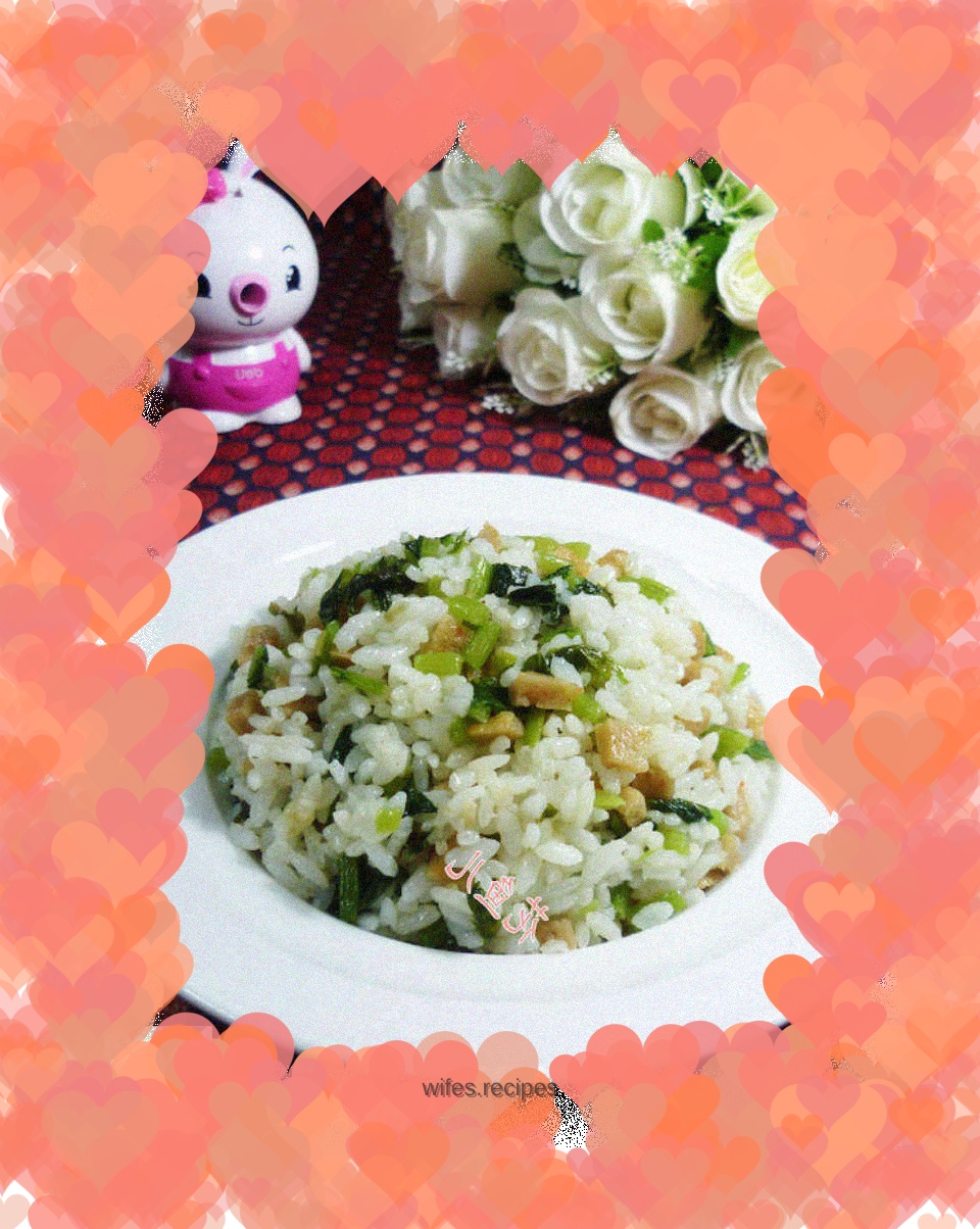 Sweet and spicy pickled cabbage fried rice