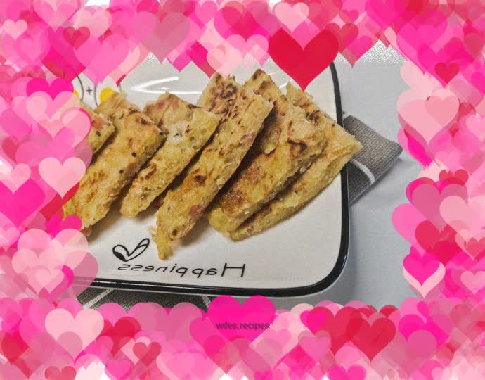 Breakfast Oatmeal Potato Egg Pancake