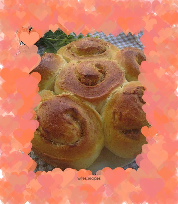 Patterned Pork Floss Bread