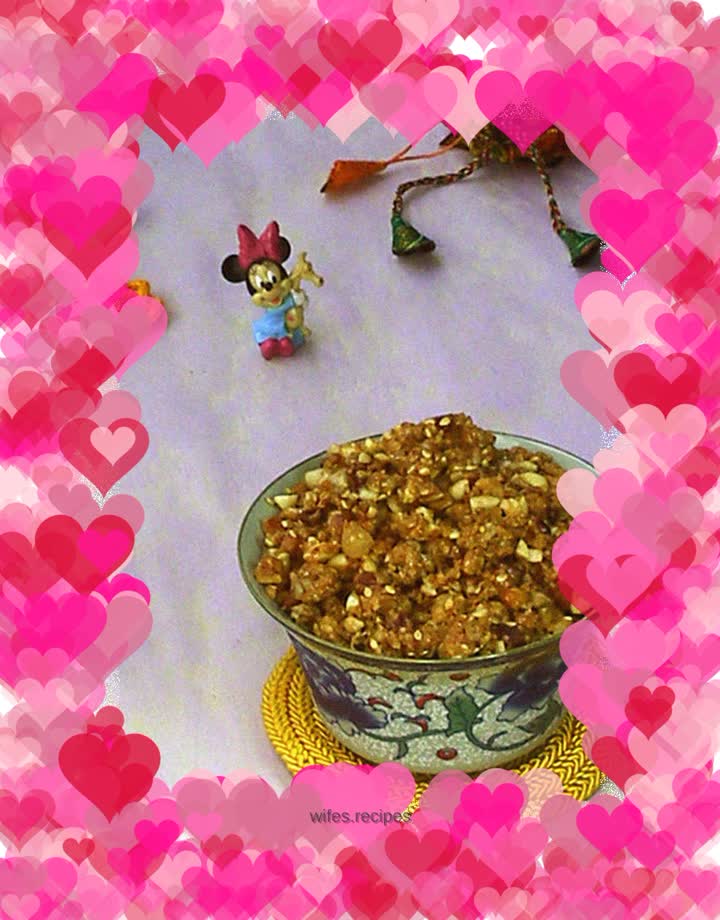 Five-nut ham stuffing