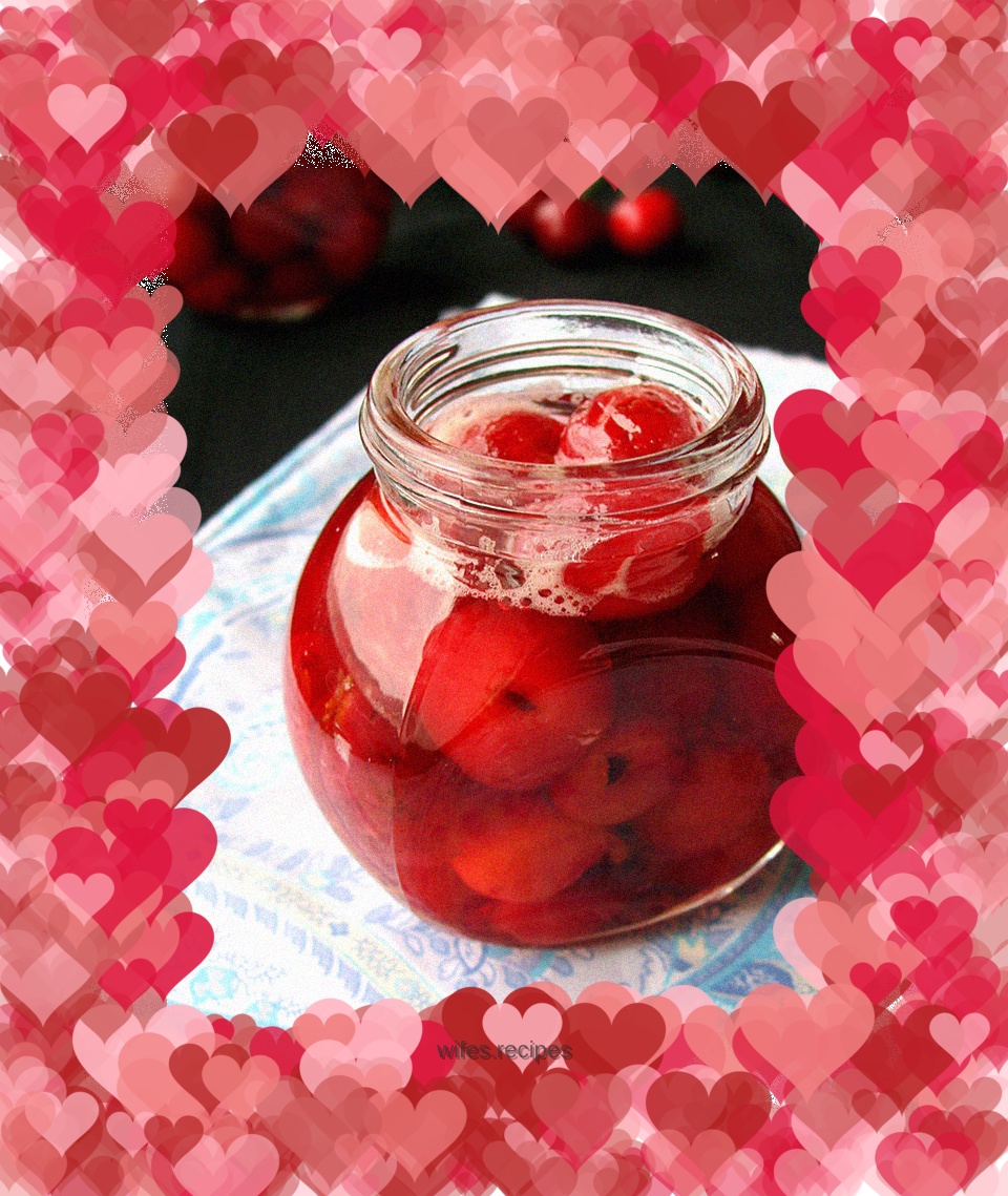 Sugar water cherries