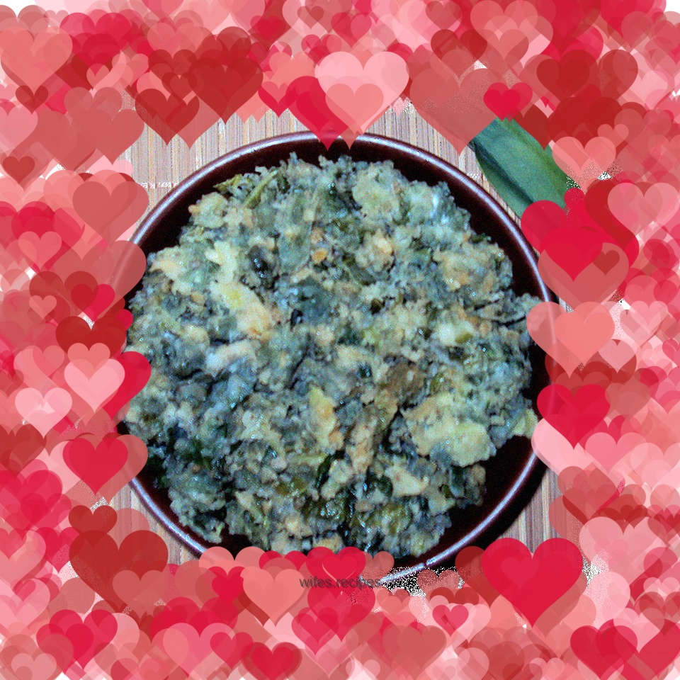 Steamed cabbage leaves