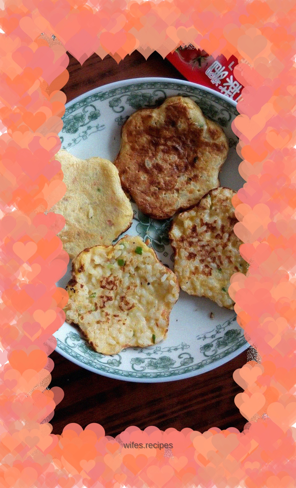 Rice egg pancake