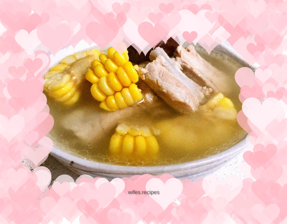 Corn ribs soup