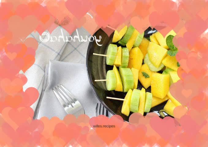Green Mango and Cucumber Platter