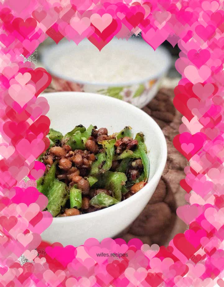 A side dish for post-holiday porridge: stir-fried laba beans