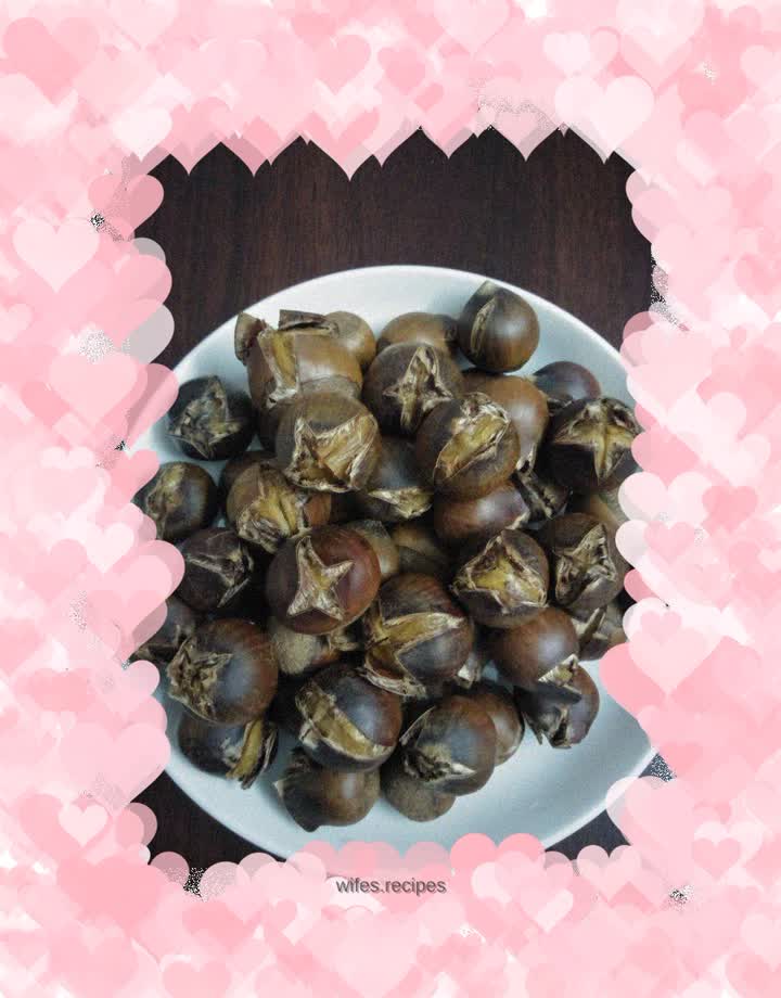 Steamed chestnuts