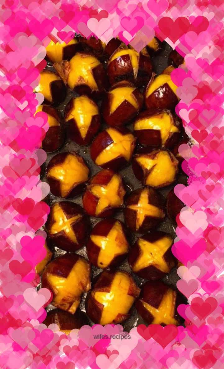 Roasted chestnuts with sugar