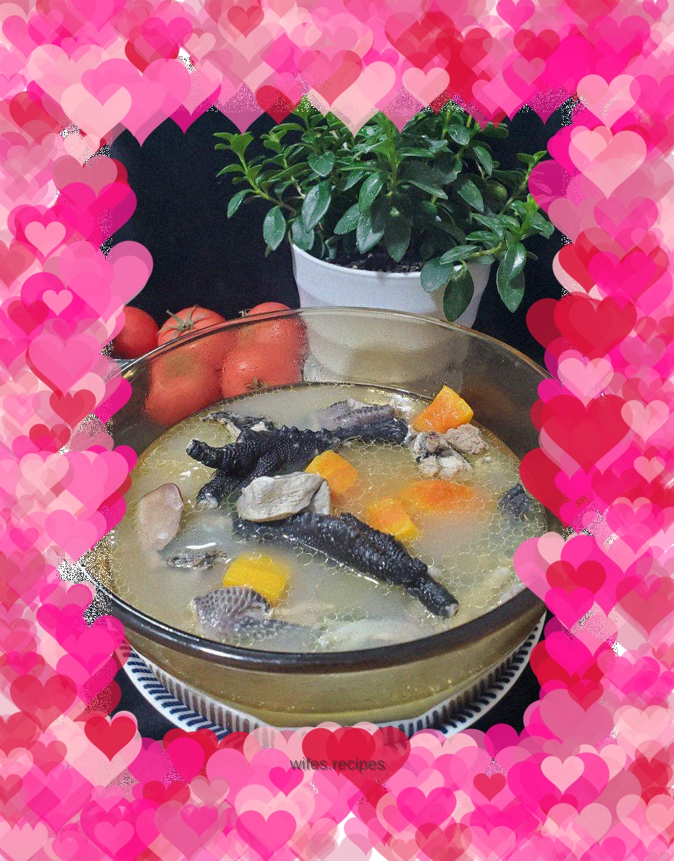 Black-bone Chicken Stewed with Papaya