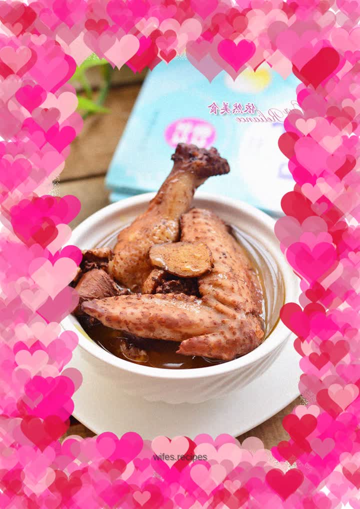 A simple remedy for soreness--grass root soup stewed in red wine