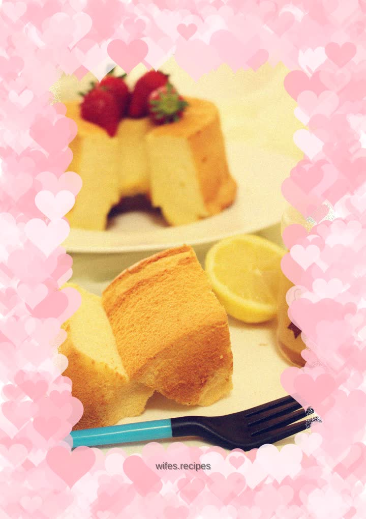 Lemon Honey Chiffon Cake