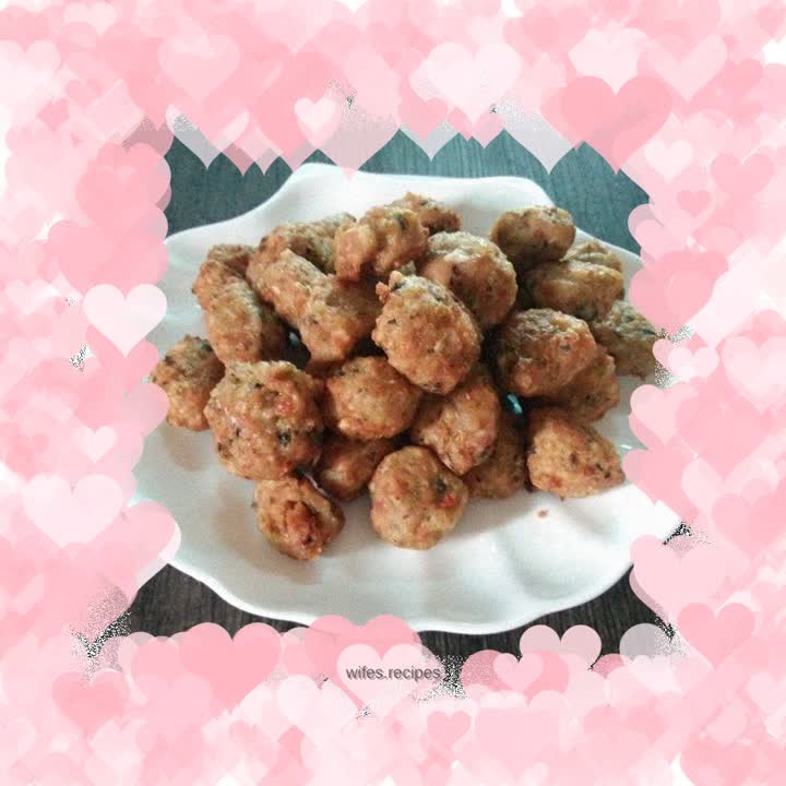 Fried vegetable meatballs