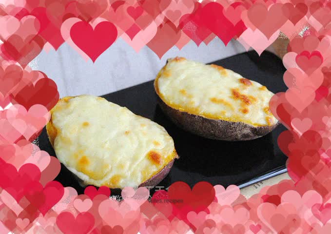 Cheese Baked Sweet Potatoes
