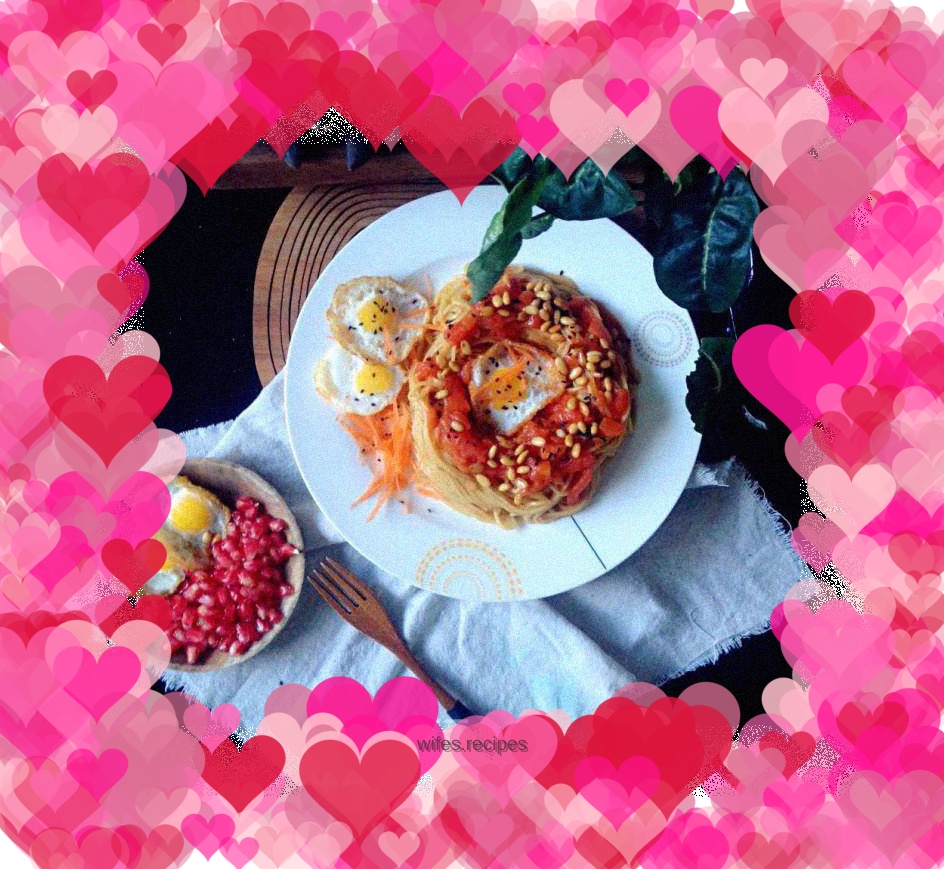 Teriyaki pine nut noodles