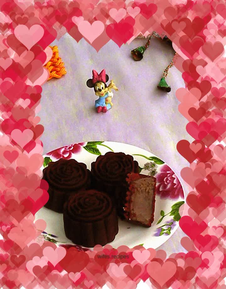 Momoyama Rose Bean Paste Mooncake