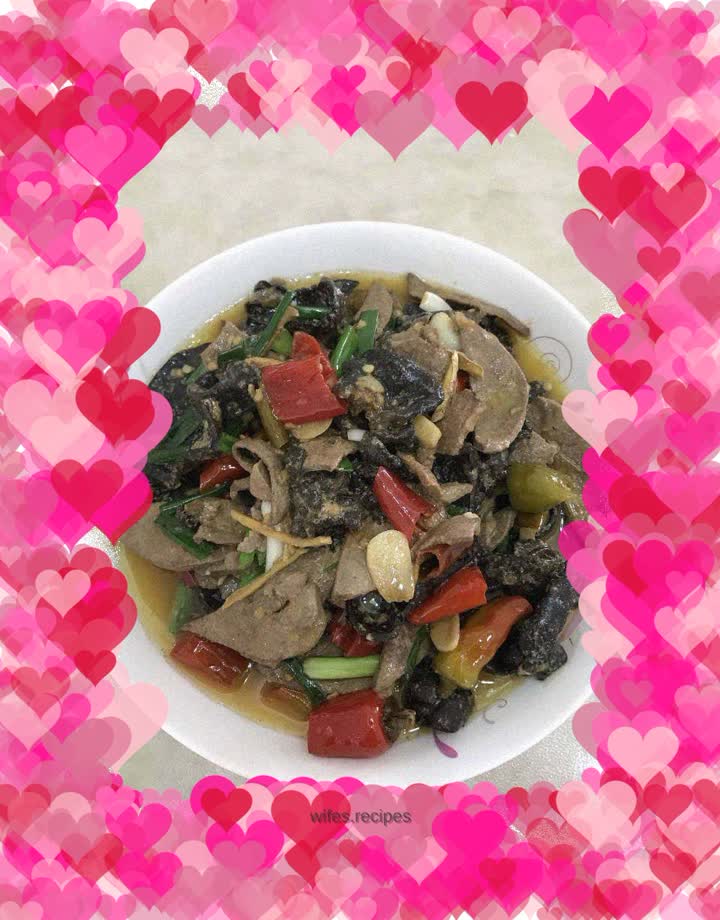 Pork liver with pickled pepper