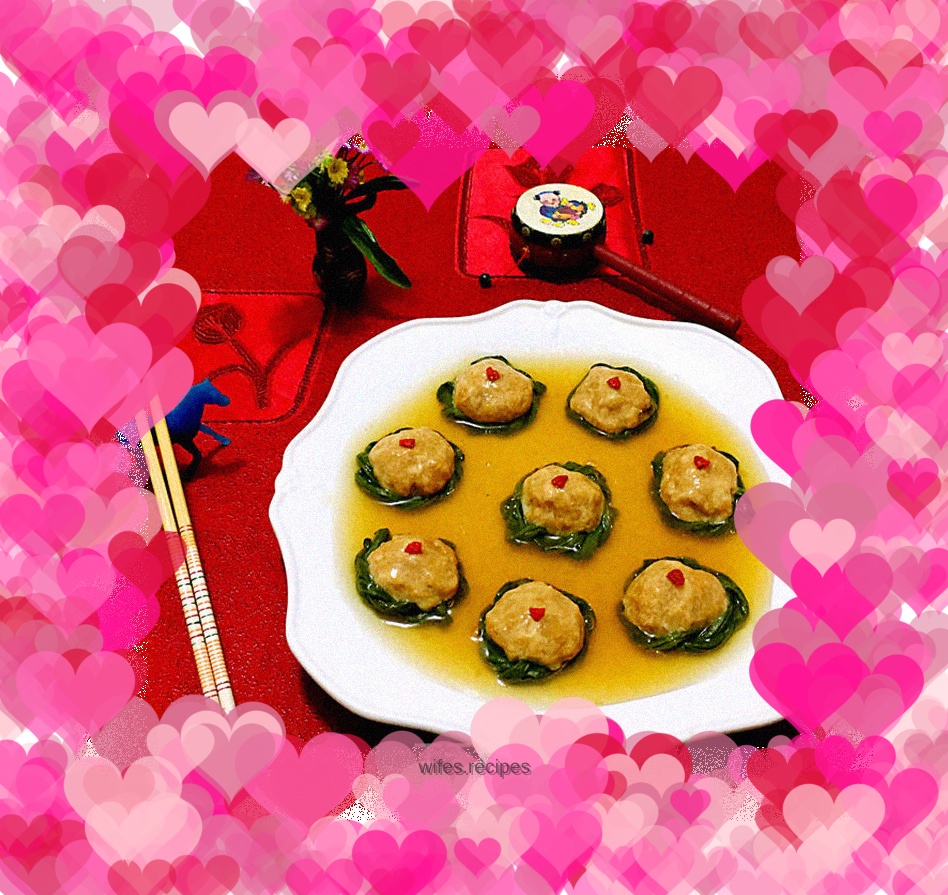 Cowpea inlaid pearl balls