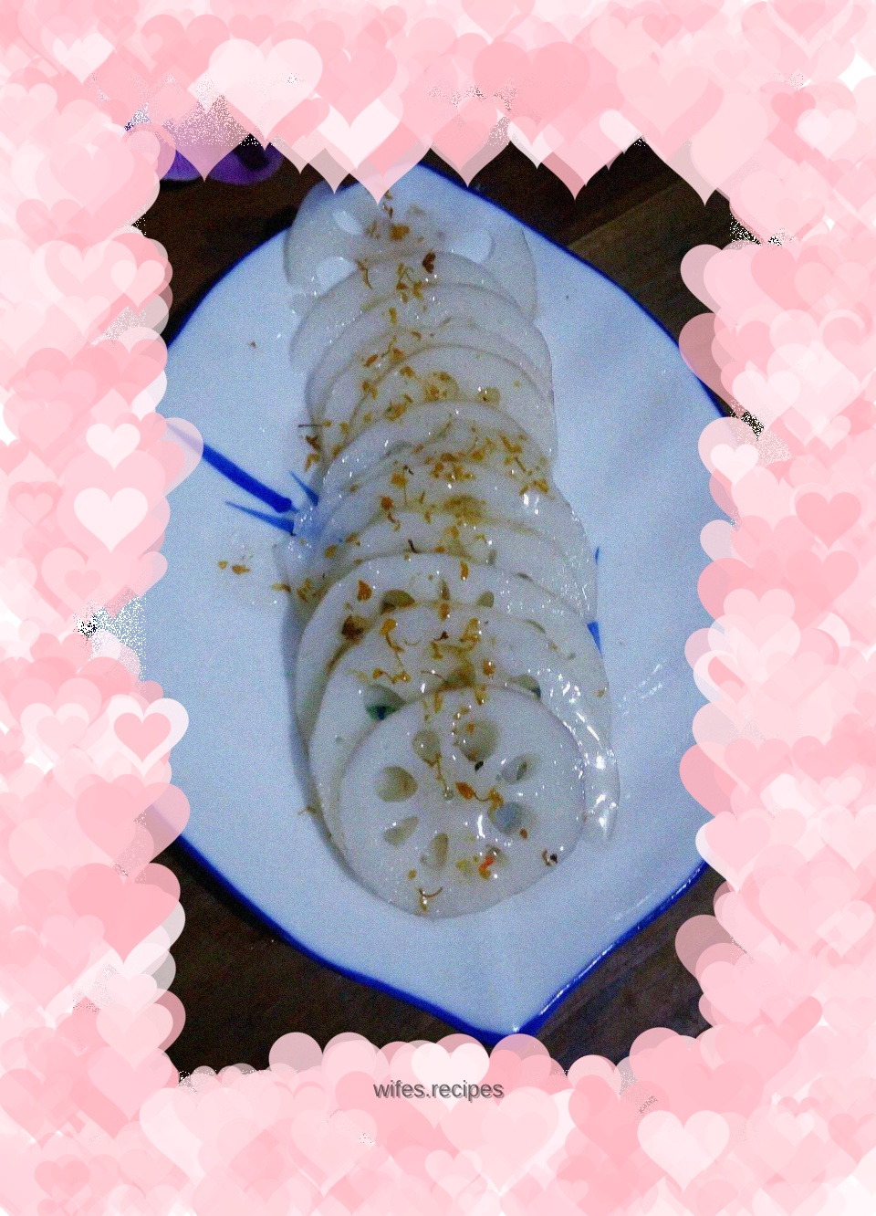 Osmanthus lotus root slices