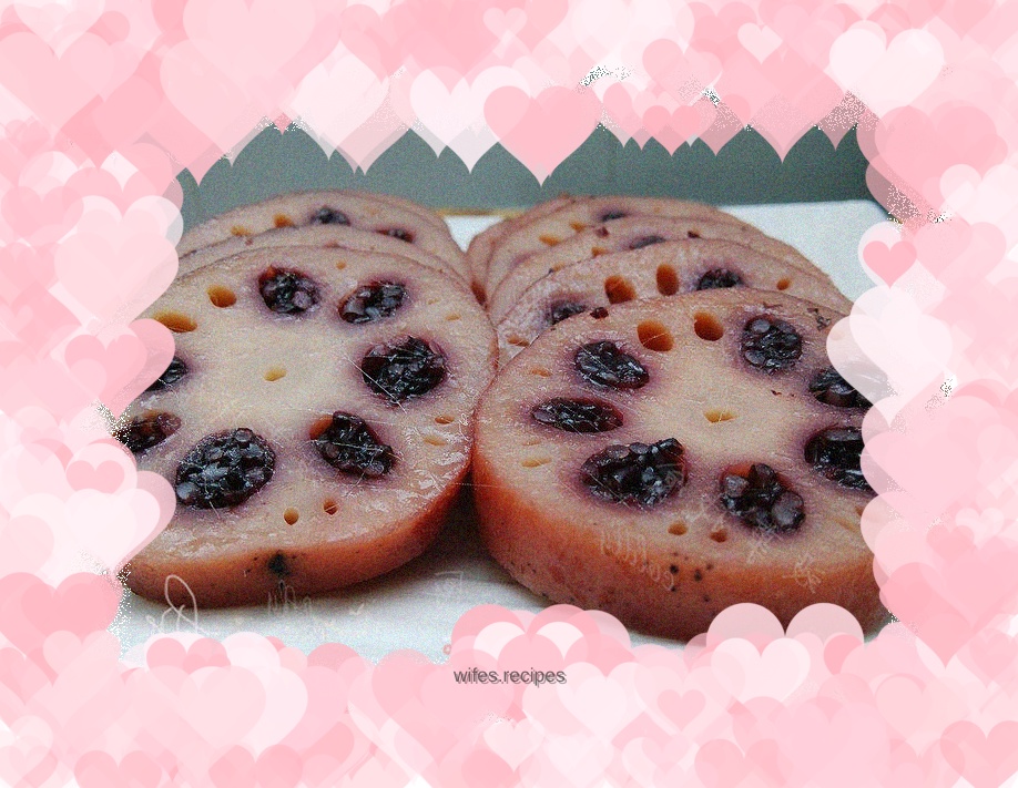 Rose Purple Rice Lotus Root