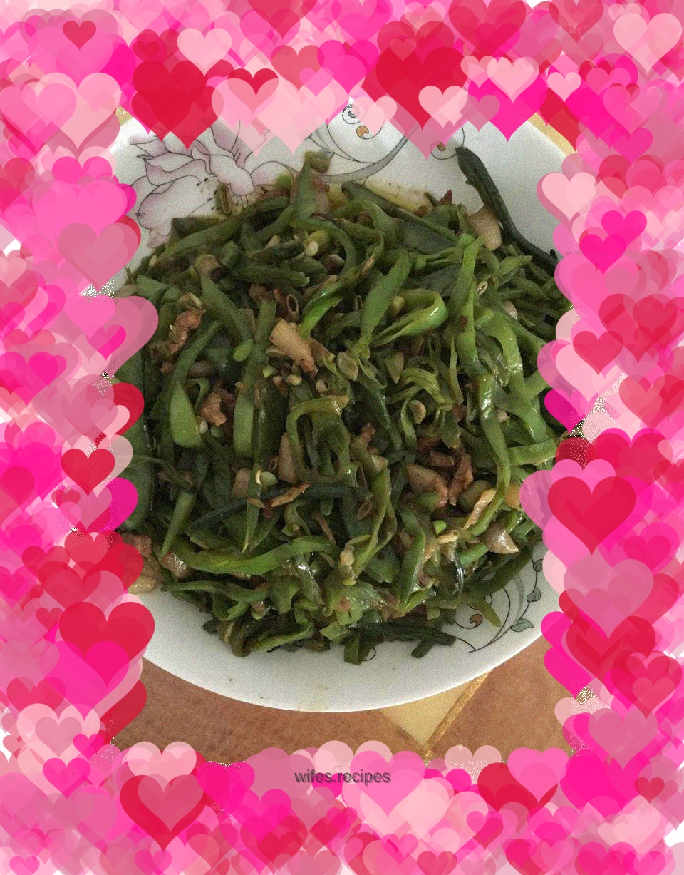 Lentil Stir-fried Chili Pork