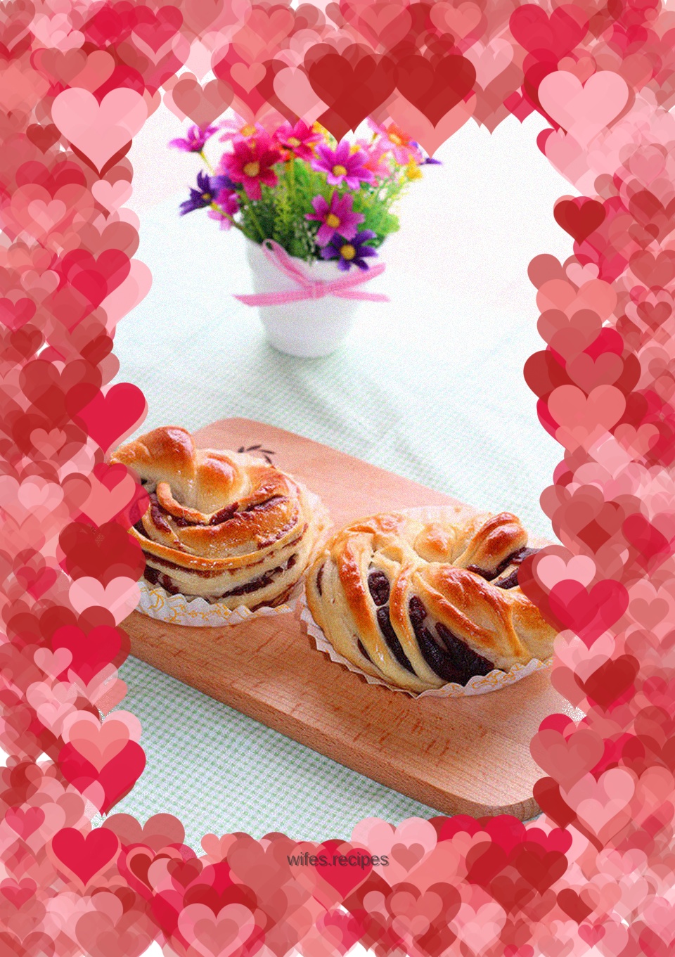 An irresistible thing - red bean paste bread