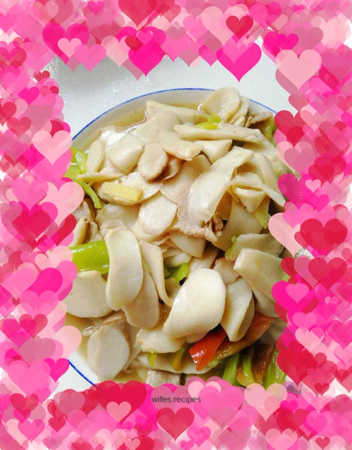 Simple Life-Fried Pork with Coprinus Mushrooms