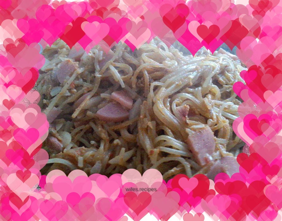 Family version of fried cold noodles