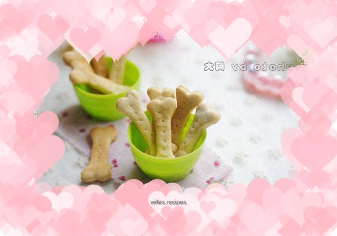 Cartoon bone cookies