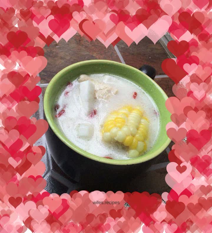Coconut Corn Chicken Soup