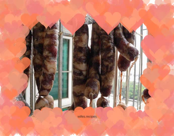 Homemade Cantonese Sausage