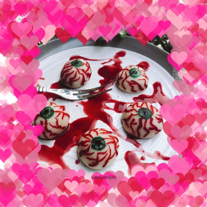 Halloween Horror Eyes Dishes