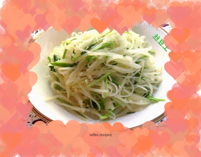 Fresh summer stir-fry------Wanbao shredded potatoes