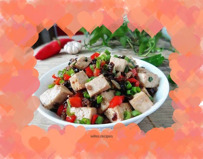 Pickles, Minced Pork and Tofu