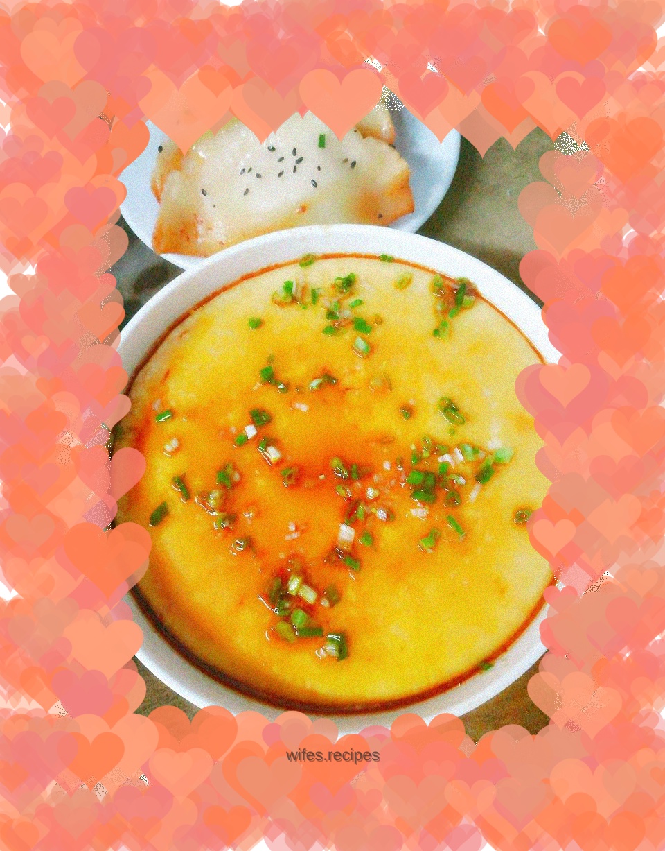 Steamed egg custard