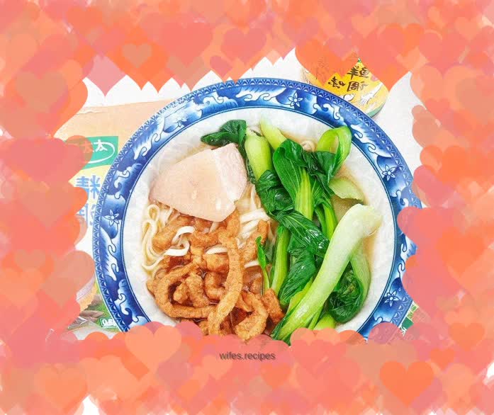 Shredded pork noodles