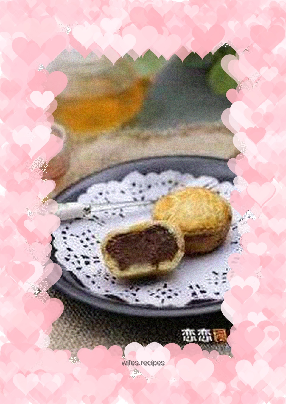 French pineapple mooncake