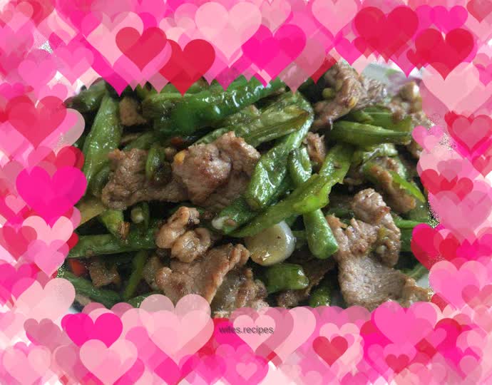 Stir-fried green beans
